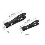 Outil de Nail Art Coupe-ongles Pince à Ongles en Acier Inoxydable, Taille : S, 6.9 x 1.3cm, Taille : 6.9 x 1.3cm (Noir)