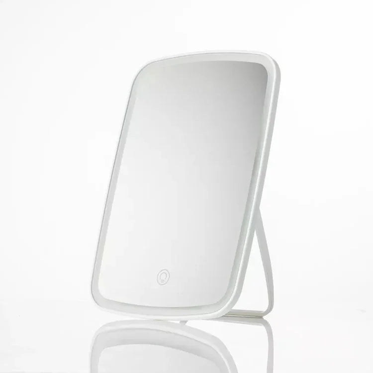 Miroir de courtoisie LED de bureau carré simple face Original Xiaomi Youpin jordan&judy, style monochrome