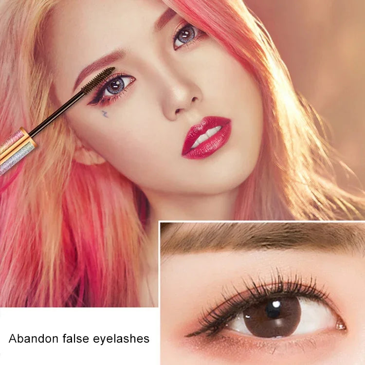 LEEZI Mascara 4D Cils Épais Recourbés Maquillage Cosmétique Waterproof