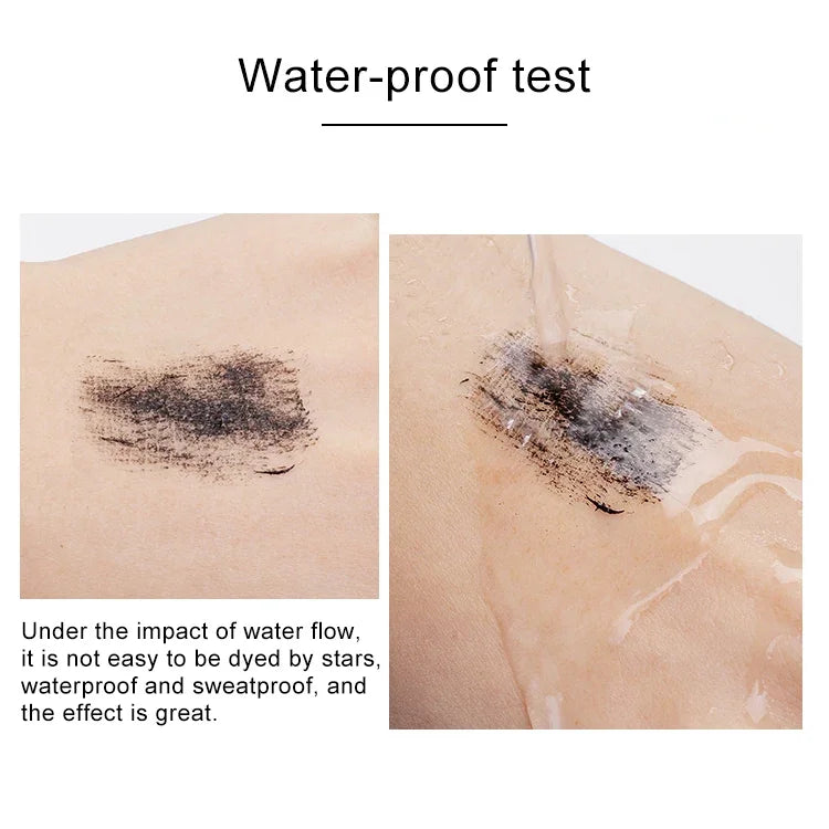 LEEZI Mascara 4D Cils Épais Recourbés Maquillage Cosmétique Waterproof