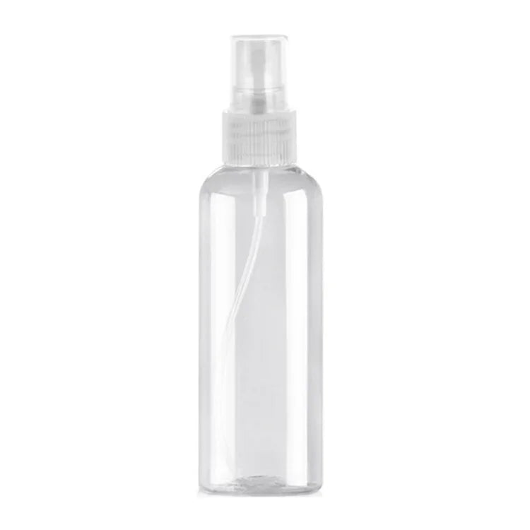 Flacon Pulvérisateur Transparent PET 100ML pour Solution Désinfectante