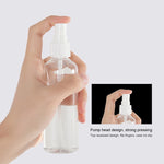 Flacon Pulvérisateur Transparent PET 100ML pour Solution Désinfectante