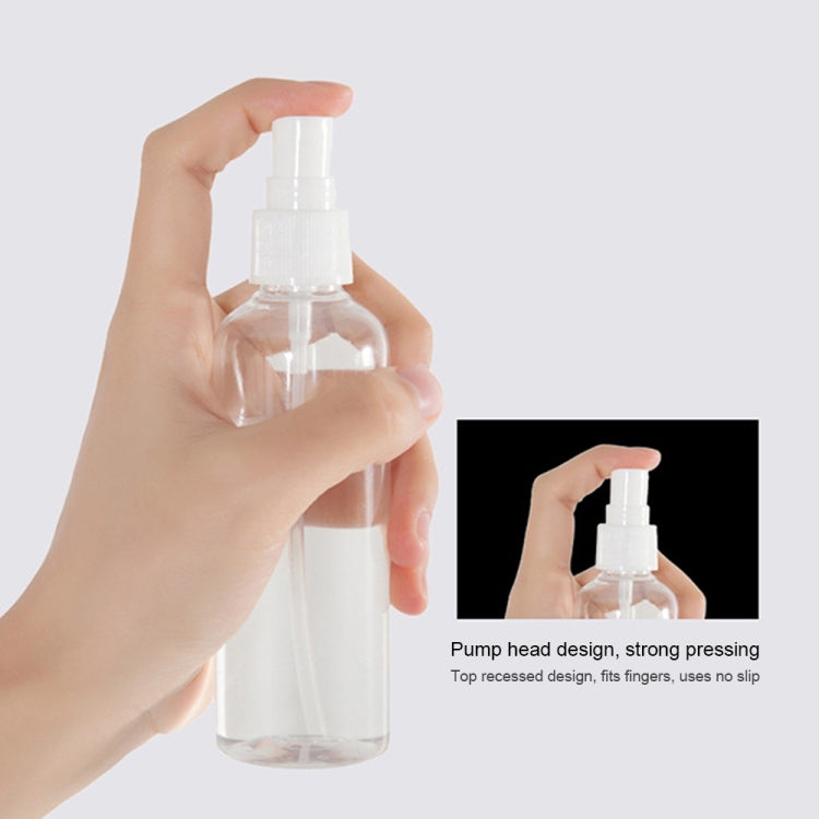 Flacon Pulvérisateur Transparent PET 100ML pour Solution Désinfectante