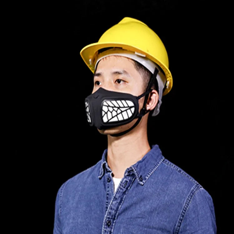 Masque respirateur réutilisable en silicone PM2.5 KN95 avec filtre remplaçable, antivirus et anti-buée, réutilisable PM2.5 KN95