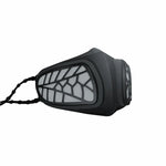 Masque respirateur réutilisable en silicone PM2.5 KN95 avec filtre remplaçable, antivirus et anti-buée, réutilisable PM2.5 KN95