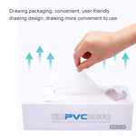 100 gants d'examen jetables en PVC transparents pour usage domestique, gants protecteurs tactiles, Taille : L, 100 pièces L