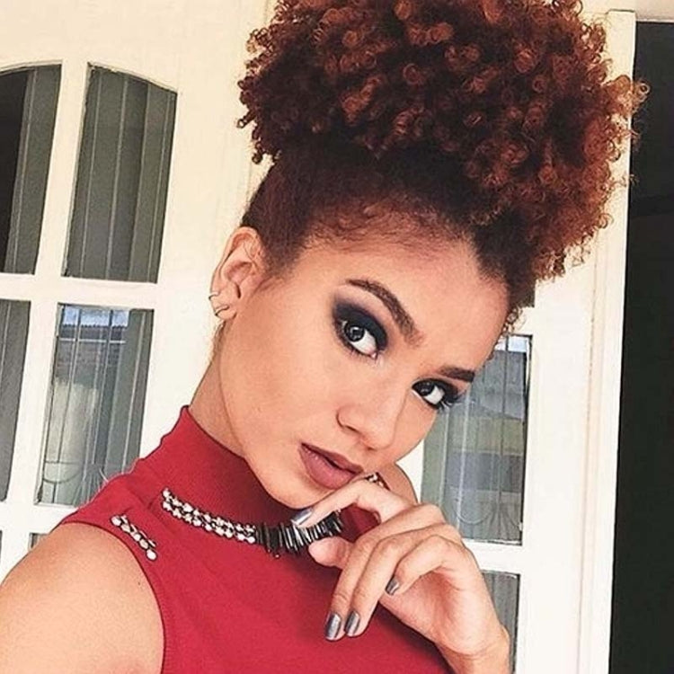 FBBZT02 Perruque à filet, cheveux bouclés et volumineux, style Afro, pour personnes noires européennes et américaines
