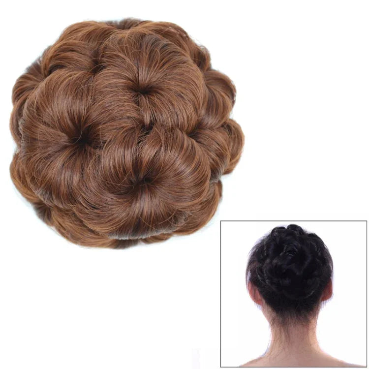 30M33# Perruque tête de mannequin fleur pince à cheveux sac à cheveux bandeau de perruque pour mariée, 30M33#