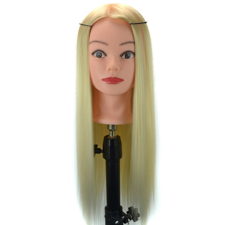 Practice Disc Hair Braided Mannequin Head Wig Styling Trimming Head Model, Beige, Brown, Black, Marron