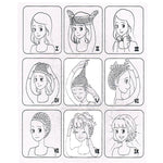 Perrque Cheveux Courts Bouclés Noirs Dégradés Marron Clair Européens et Américains pour Femmes