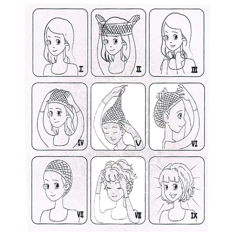 Perrque Cheveux Courts Bouclés Noirs Dégradés Marron Clair Européens et Américains pour Femmes