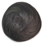 Chignon Bun Fleur Forme Coiffure Paquet Disque de Cheveux (Châtaigne)