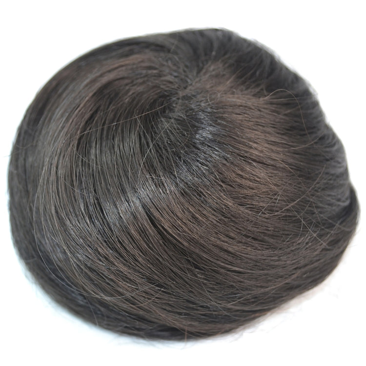 Chignon Bun Fleur Forme Coiffure Paquet Disque de Cheveux (Châtaigne)