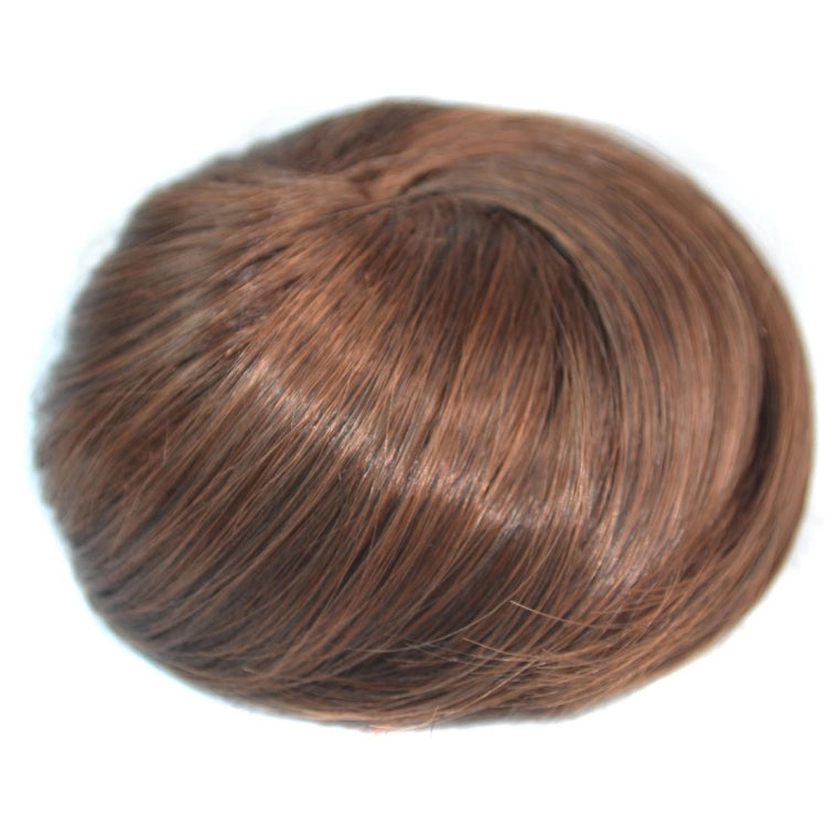 Chignon Bun Fleur Forme Coiffure Paquet Disque de Cheveux (Châtaigne)