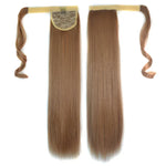 22# Perruque Invisible sans Couture Bandage-style Longs Cheveux Raides, Queue de Cheval, 22#