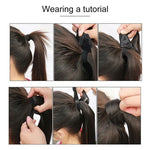 2H30# Invisible Seamless Bandage-style  Wig Long Straight Hair Wig Ponytail, 2H30#