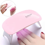 Lampe à ongles SUN mini 2 6W UV + LED USB pour durcissement de gel sur ongles