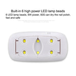 Lampe à ongles SUN mini 2 6W UV + LED USB pour durcissement de gel sur ongles