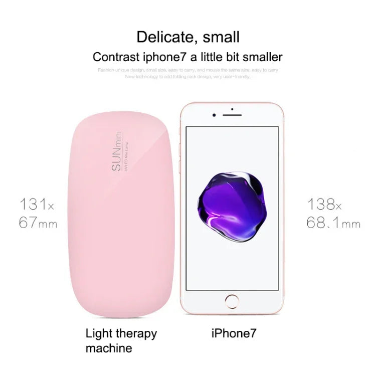 Lampe à ongles SUN mini 2 6W UV + LED USB pour durcissement de gel sur ongles