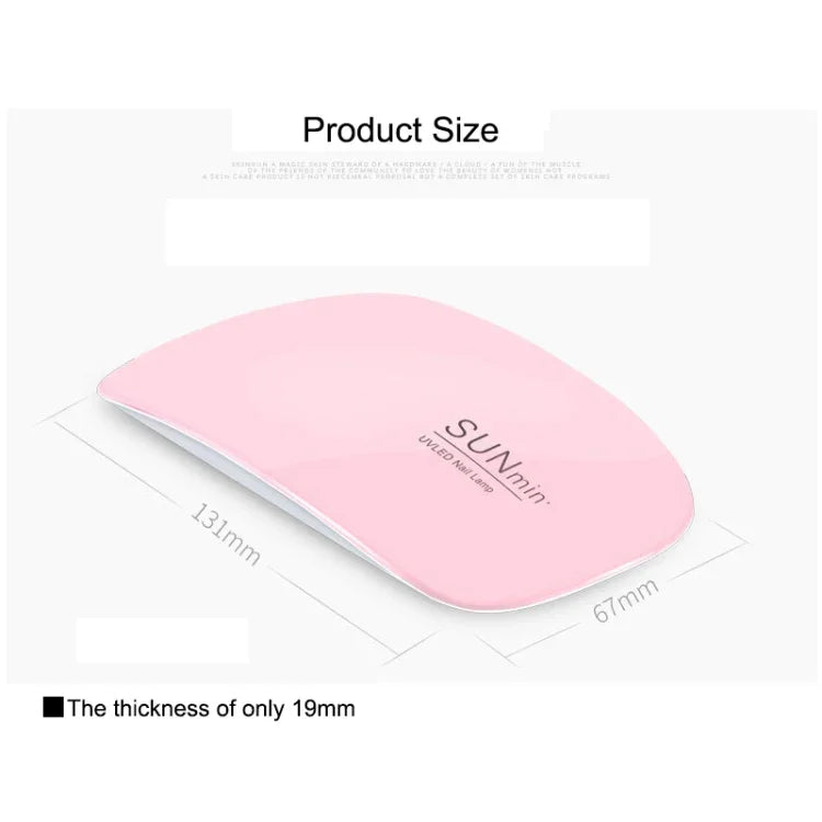 Lampe à ongles SUN mini 2 6W UV + LED USB pour durcissement de gel sur ongles