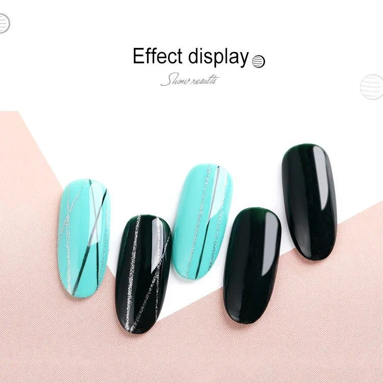 Set de 3 stylos pour dessin d'ongles, outils de pointillage, pinceaux accessoires pour nail art, ensemble de crayons pour ongles