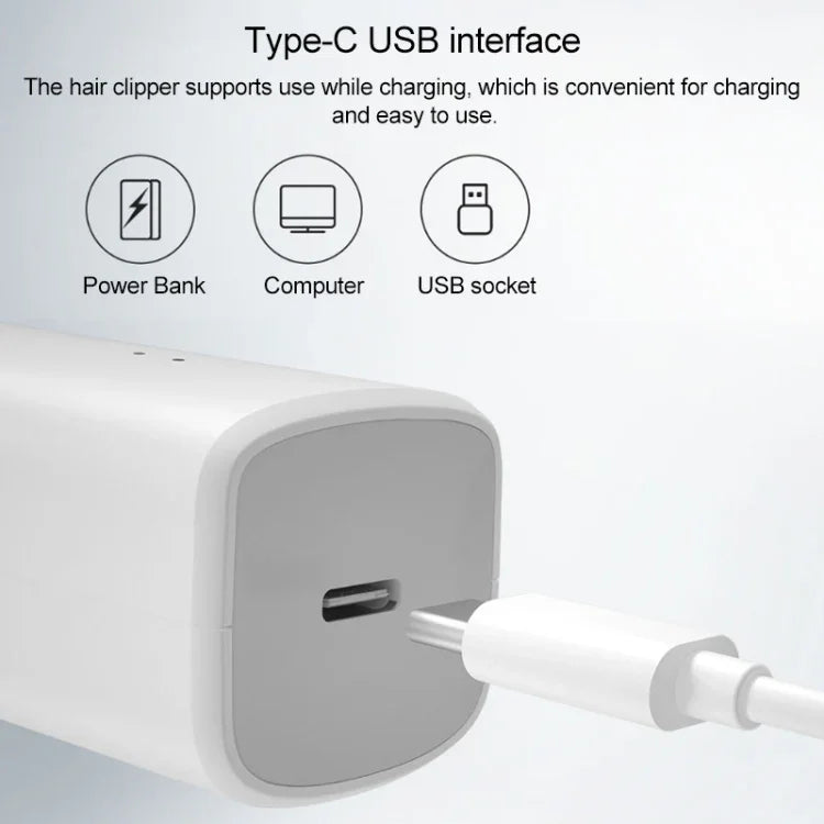 Tondeuse à cheveux électrique Xiaomi Enchen Boost, charge rapide intelligente