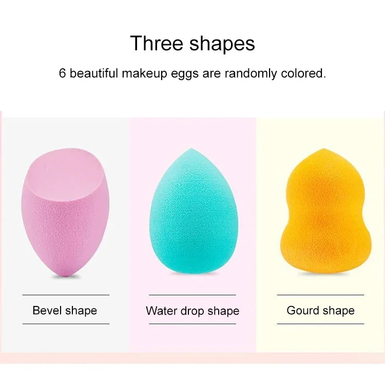 Set de Houppettes Cosmétiques Éponge Douce en Bouteille, Livraison Couleur Aléatoire
