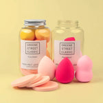 Set de Houppettes Cosmétiques Éponge Douce en Bouteille, Livraison Couleur Aléatoire