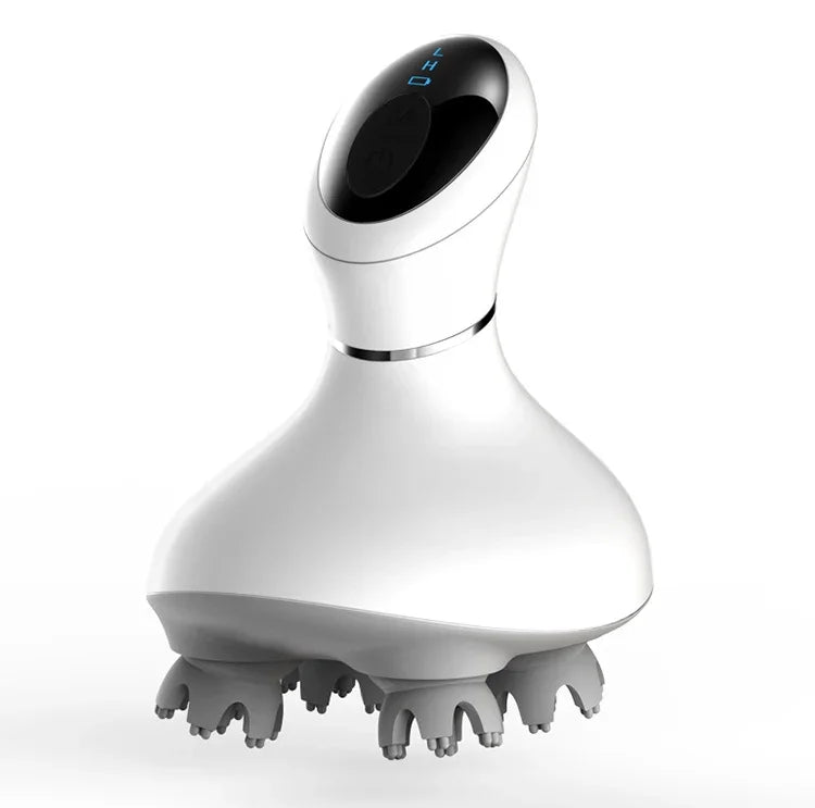 Masseur électrique intelligent 3D pour tête et cuir chevelu