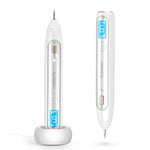 XPREEN XPRE051 Stylo professionnel sans fil rechargeable pour l'élimination des grains de beauté, taches de rousseur, taches sombres, tatouages, verrues, et des excroissances cutanées, avec écran LED et projecteur