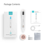 XPREEN XPRE051 Stylo professionnel sans fil rechargeable pour l'élimination des grains de beauté, taches de rousseur, taches sombres, tatouages, verrues, et des excroissances cutanées, avec écran LED et projecteur