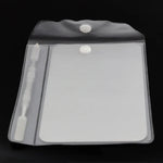 Palette de maquillage carrée en acier inoxydable taille S, 115*75mm