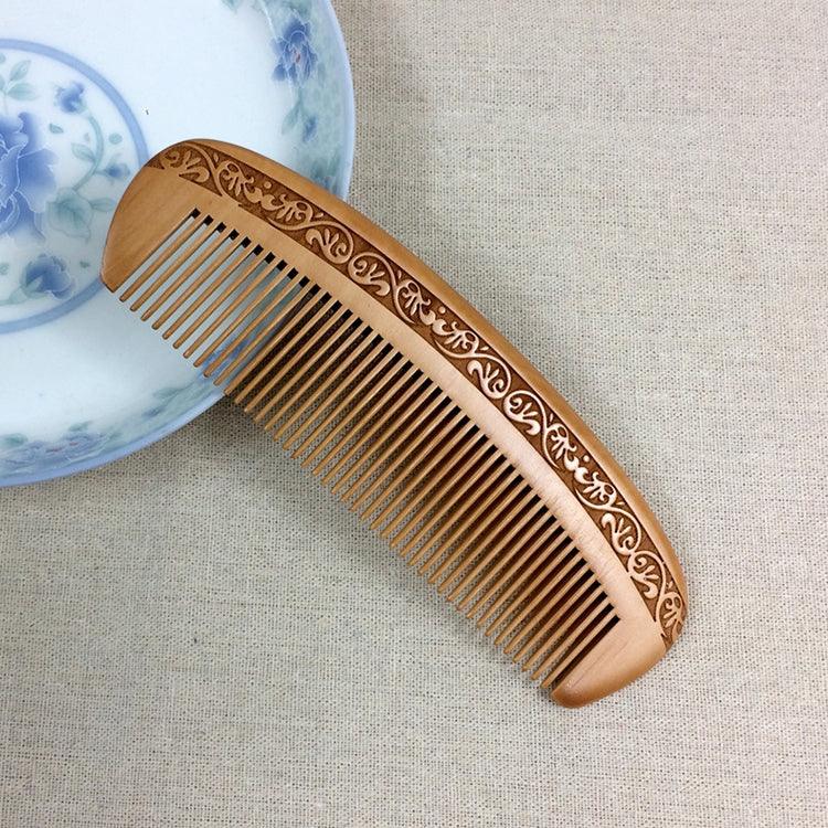 Peigne de Massage Antistatique en Bois + Boîte Cadeau, Les Couleurs des Boîtes Cadeaux Sont Aléatoires, 3