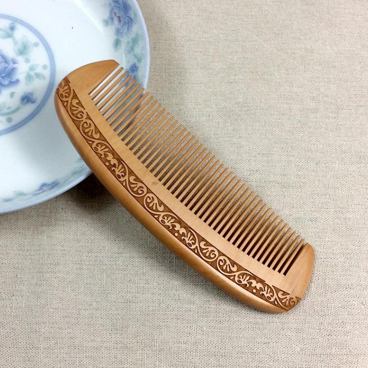 Peigne de Massage Antistatique en Bois + Boîte Cadeau, Les Couleurs des Boîtes Cadeaux Sont Aléatoires, 3