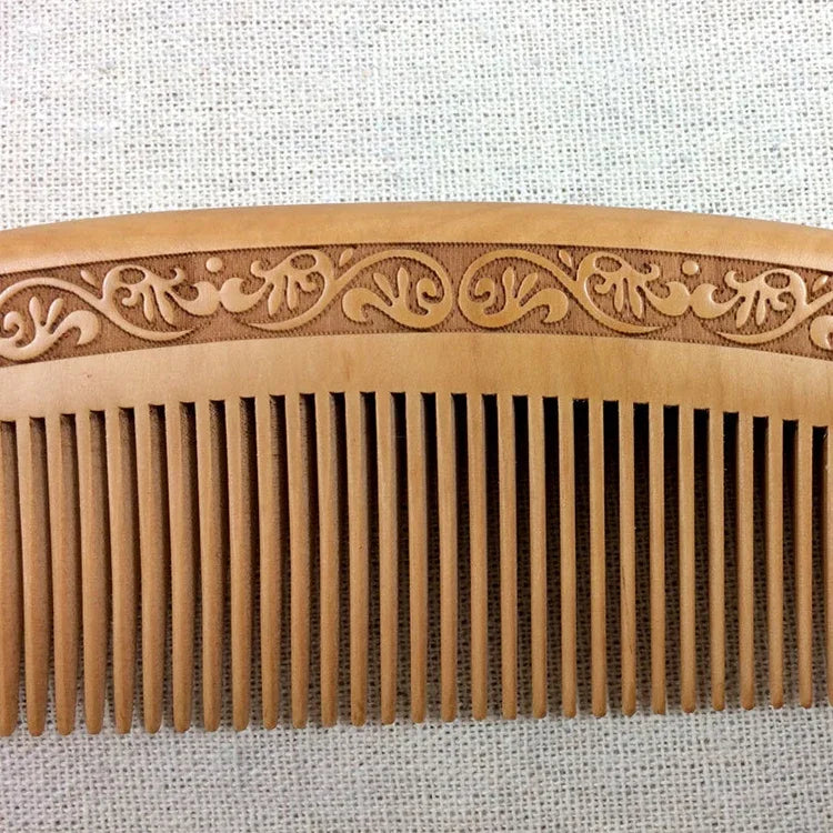 Peigne de Massage Antistatique en Bois + Boîte Cadeau, Les Couleurs des Boîtes Cadeaux Sont Aléatoires, 3