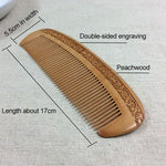 Peigne de Massage Antistatique en Bois + Boîte Cadeau, Les Couleurs des Boîtes Cadeaux Sont Aléatoires, 3