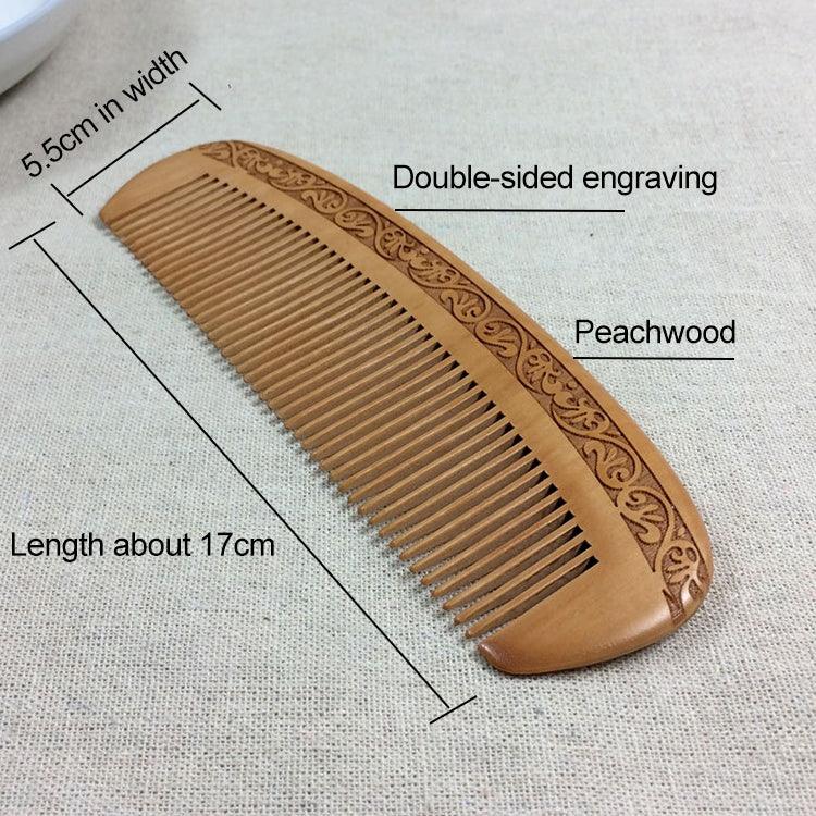 Peigne de Massage Antistatique en Bois + Boîte Cadeau, Les Couleurs des Boîtes Cadeaux Sont Aléatoires, 3