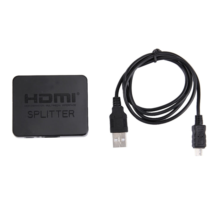 Répartiteur HDMI 4K Full HD 1080p, commutateur HDMI 1x2, amplificateur de sortie, double affichage pour HDTV DVD PS3 Xbox, HDMI 4K (noir), HDMI 4K (blanc)