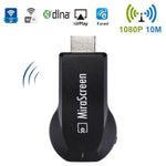 Dongle récepteur d'affichage WiFi MiraScreen / Miracast Airplay DLNA, appareil de mise en miroir sans fil avec câble USB 2 en 1