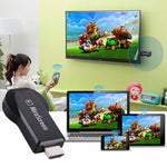 Dongle récepteur d'affichage WiFi MiraScreen / Miracast Airplay DLNA, appareil de mise en miroir sans fil avec câble USB 2 en 1