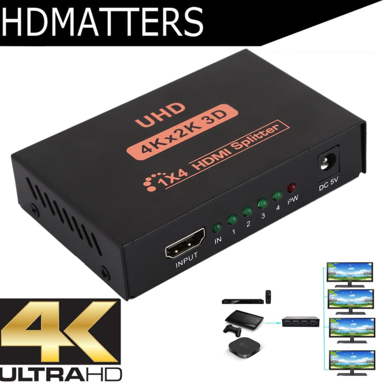 Répartiteur HDMI CY10 UHD 4K x 2K 3D 1 vers 4, CY10