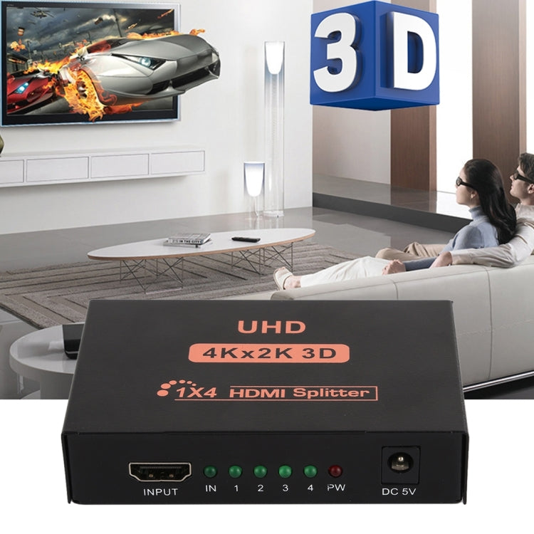 Répartiteur HDMI CY10 UHD 4K x 2K 3D 1 vers 4, CY10
