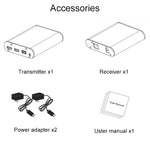 Extendeur HDMI OPT882-KVM (récepteur et émetteur) à fibre optique avec port USB et fonction KVM, distance de transmission : 20 km, OPT882-KVM