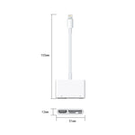 NK-103C Adaptateur de convertisseur multifonction 4 en 1 8 broches vers HDMI pour téléphone portable, NK-103C