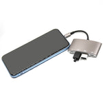 1040KEY Adaptateur Convertisseur Multi-fonctions 8 Broches vers USB + Type-C / USB-C + OTG, 1040KEY