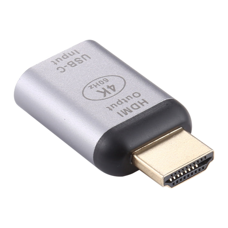 Adaptateur en alliage d'aluminium Type-C / USB-C femelle vers HDMI mâle, Type-C femelle vers HDMI mâle