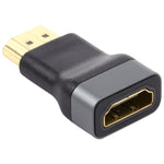 Adaptateur HDMI femelle à mâle à tête plaquée or, HDMI femelle vers HDMI mâle