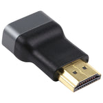 Adaptateur HDMI femelle à mâle à tête plaquée or, HDMI femelle vers HDMI mâle