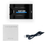 Convertisseur SCART vers HDMI HDTV 1080P HD, SCART vers HDMI