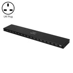 Commutateur Measy SPH116 1 vers 16 HDMI 4K 1080P avec affichage simultané, 1 vers 16, prise AU, 1 vers 16, prise EU, 1 vers 16, prise UK, 1 vers 16, prise US
